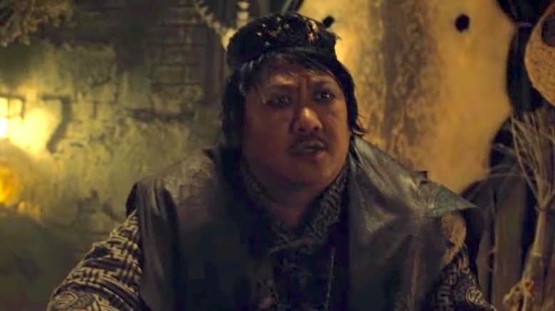 Benedict Wong as the necromancer