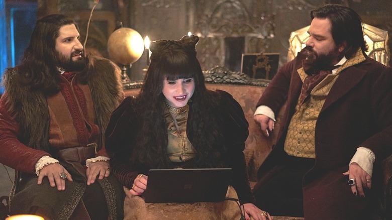 The vampires check email