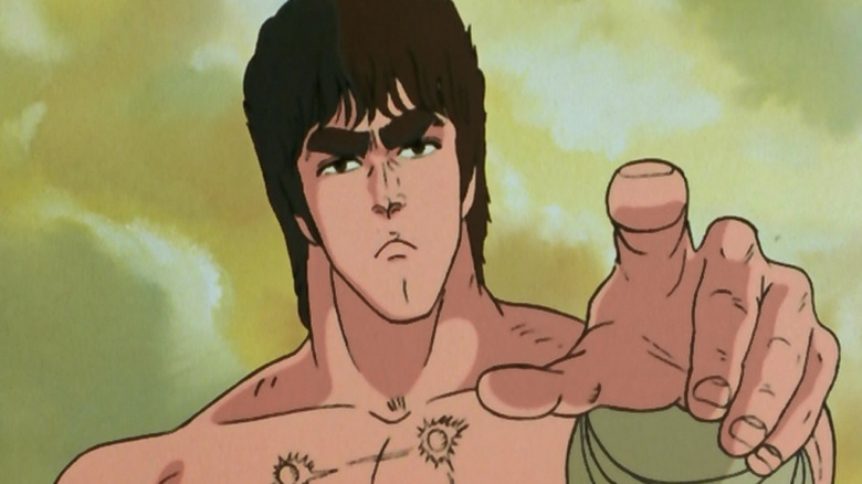 Kenshiro pointing at opponent