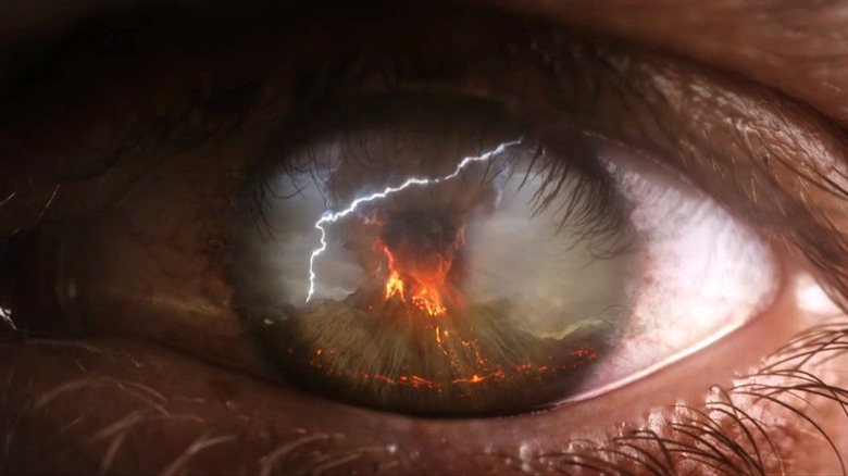 Close up of Sauron's eye