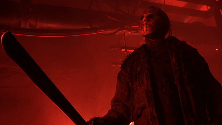 Jason Voorhees holds machete