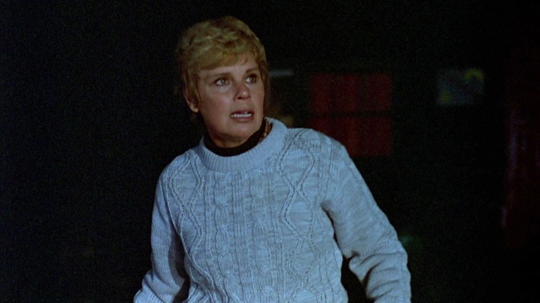 Pamela Voorhees about to attack in Friday the 13th (1980)