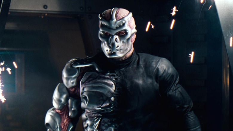 Cyborg Jason on ship in Jason X (2001)