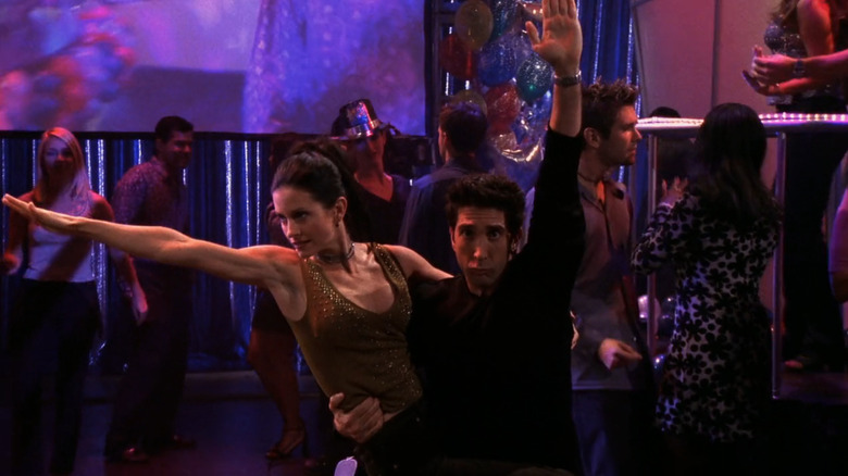 Monica and Ross Gellar dance