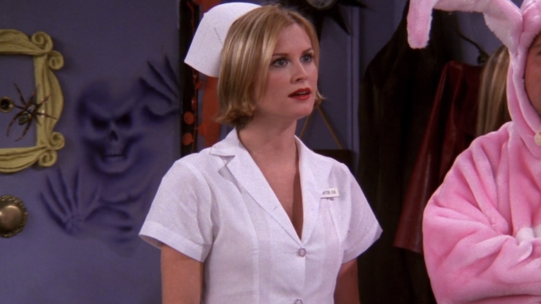 Mona in nurse costume on Friends