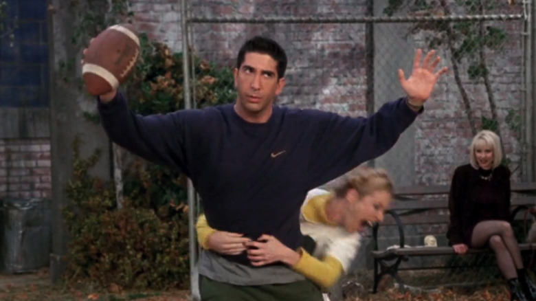 Phoebe tackles Ross