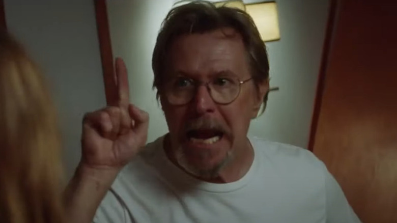 Gary Oldman yells