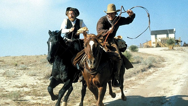 Wilder and Ford on horseback