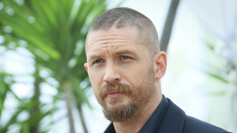 Tom Hardy promoting "Mad Max: Fury Road" 