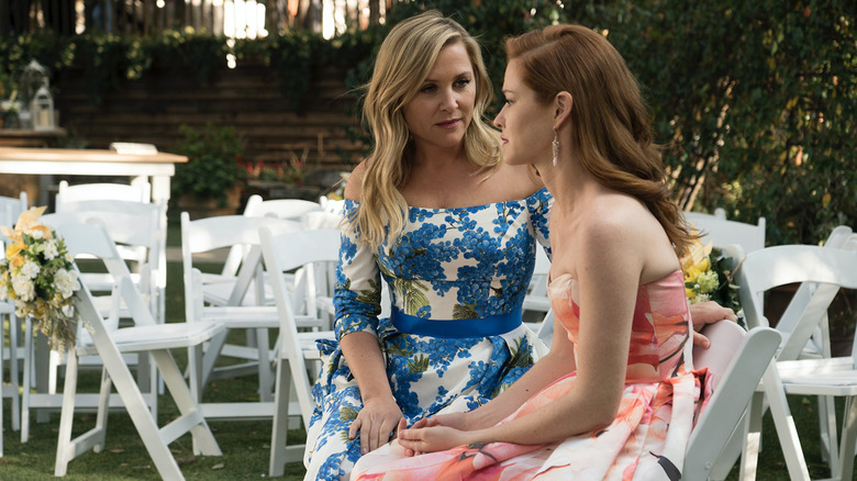 April and Arizona at wedding