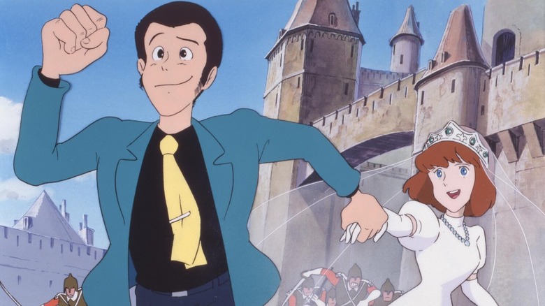 Lupin runs with his bride