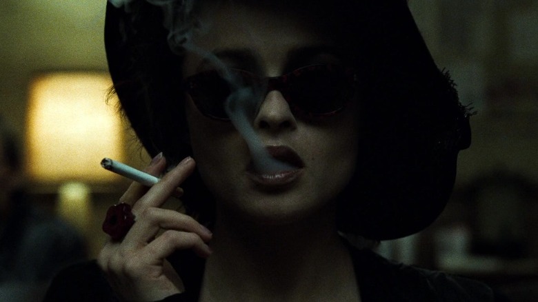 Marla Singer smoking a cigarette