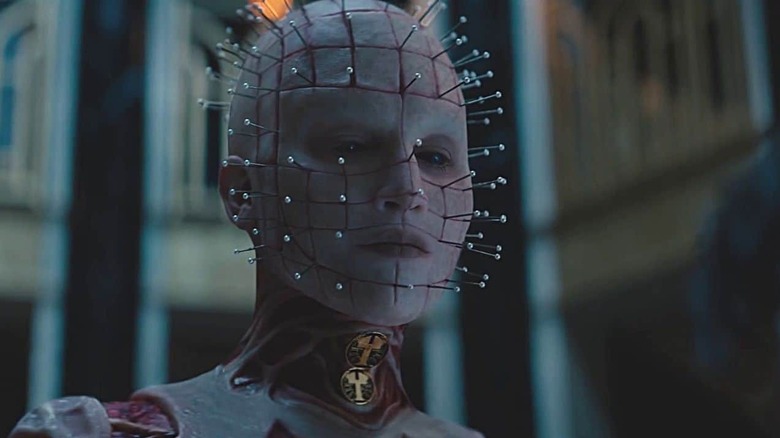 Pinhead looks down