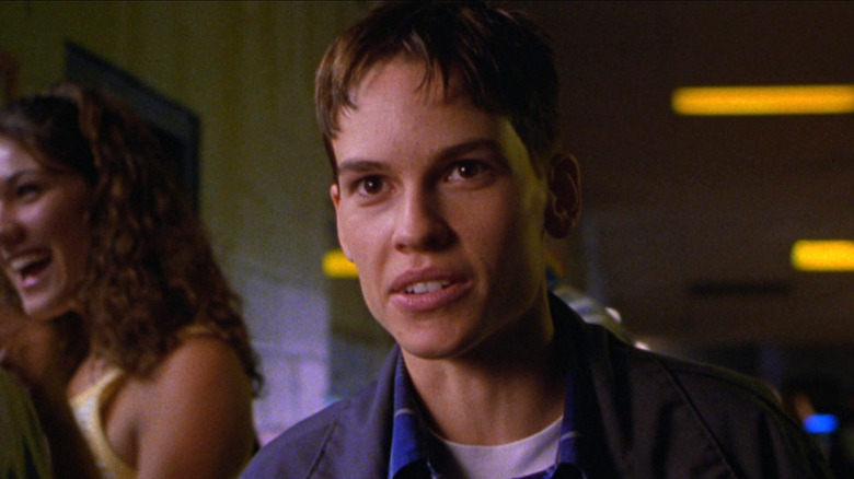 Hilary Swank looks forward