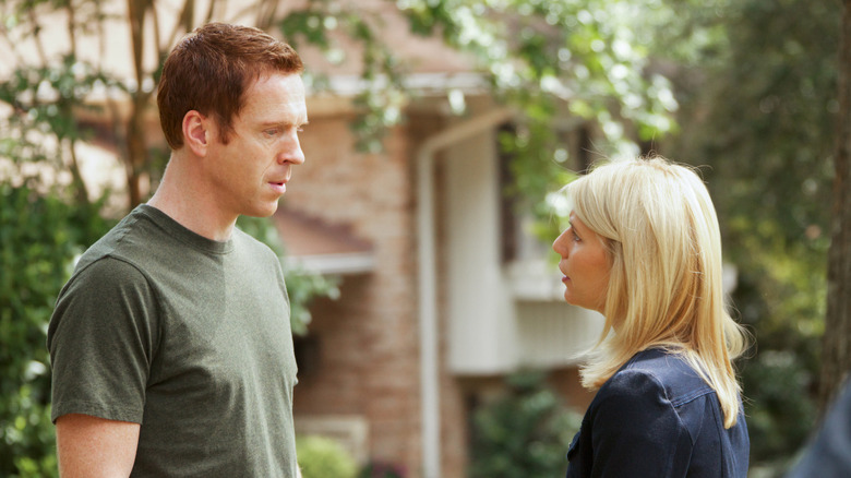 Nicholas Brody Carrie Mathison talking