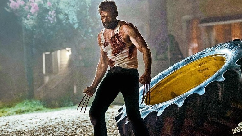 Logan bloodied