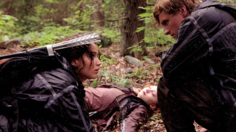 Katniss and Peeta strategize