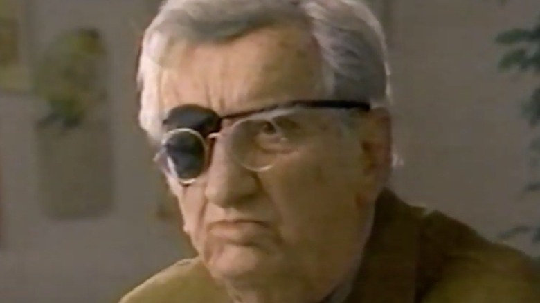 George Hall wearing eyepatch 