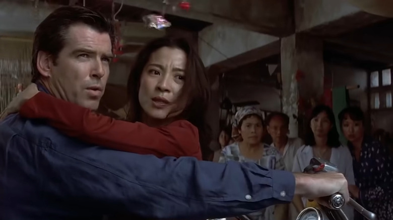 Pierce Brosnan with Michelle Yeoh