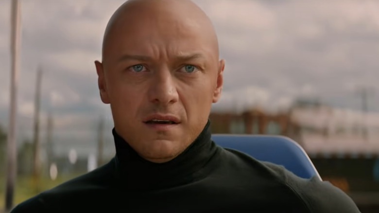 Charles Xavier looking horrified