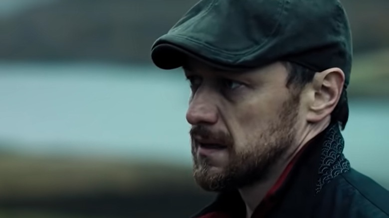 James McAvoy looking ahead in the distance