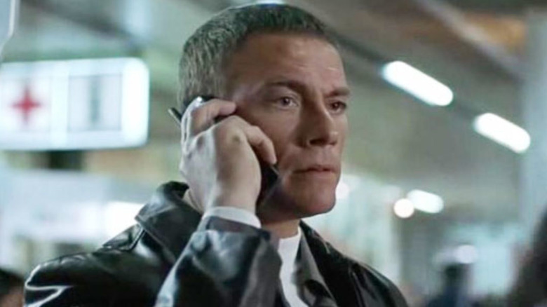 Jean-Claude Van Damme on the phone