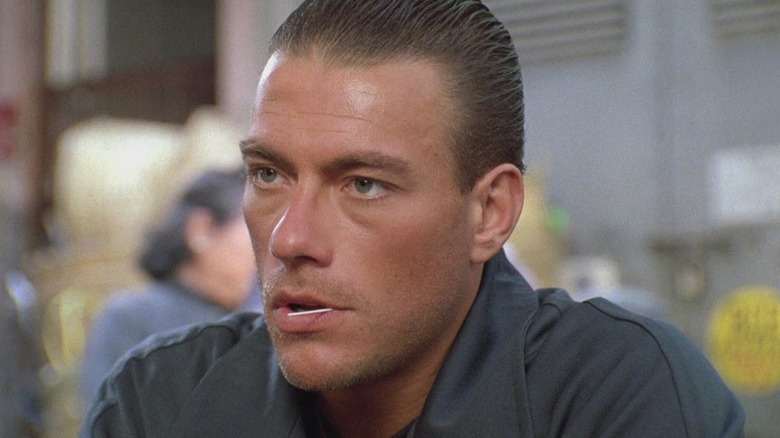 Jean-Claude Van Damme chews on a toothpick