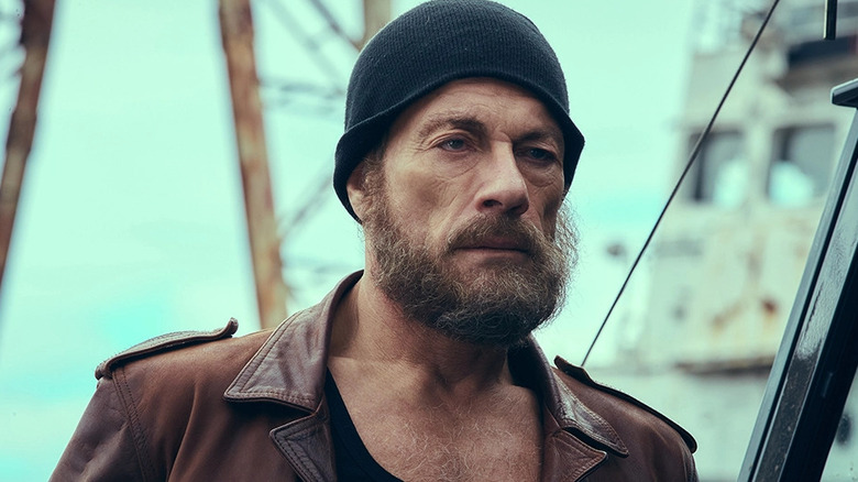 Van Damme with a beard and beanie