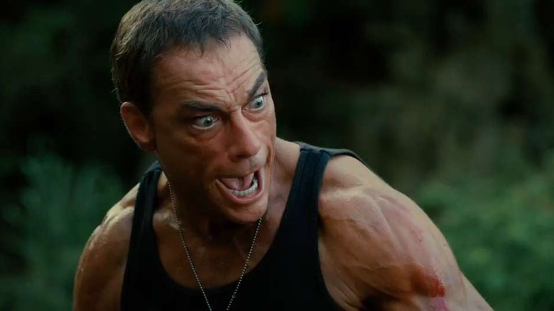 Van Damme screams in the jungle