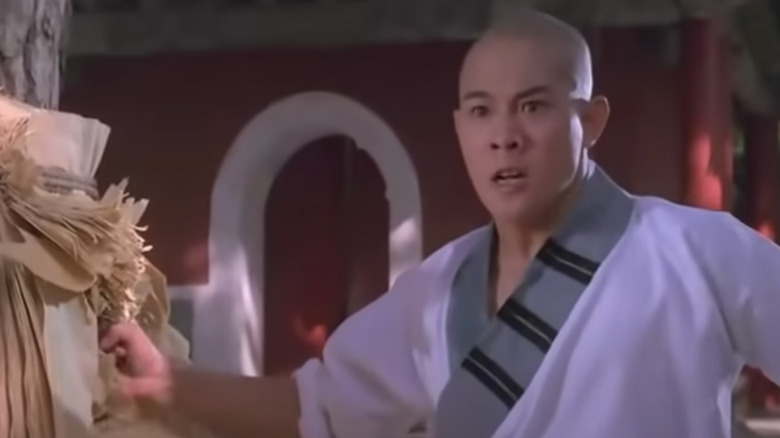 Jet Li young and bald