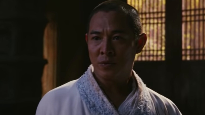 Jet Li in white robes