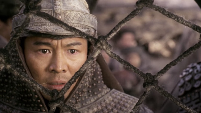 Jet Li in battle armor