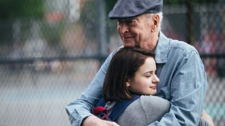 Michael Caine embraces Joey King