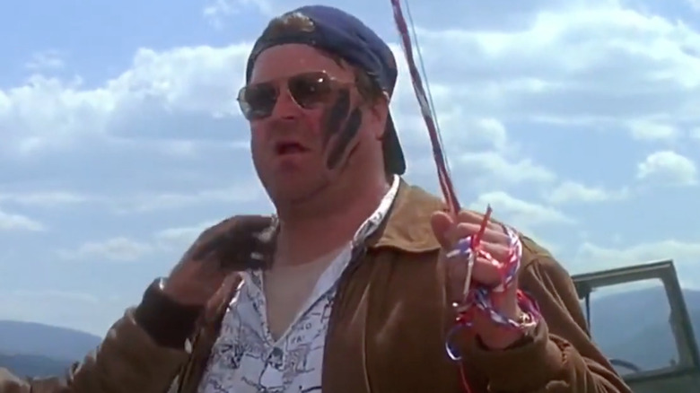 John Goodman with grease on face