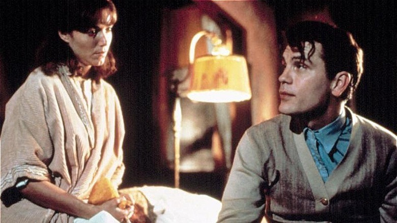 karen allen and malkovich sitting/the glass menagerie