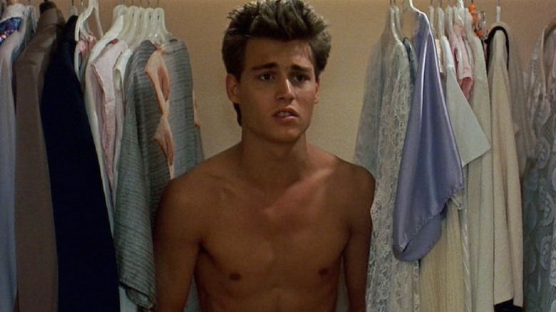 Jack hides in a closet in "Private Resort" (1985)