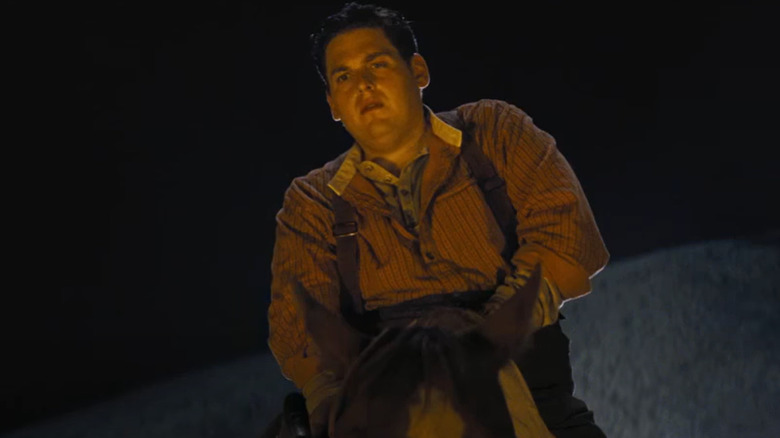 Jonah Hill on horse