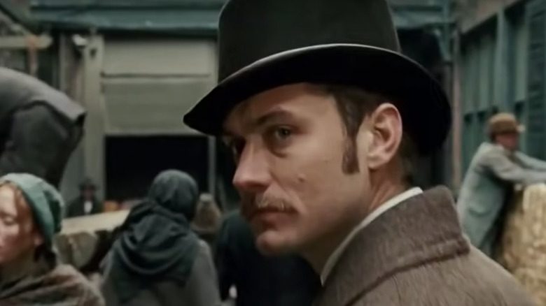 Jude Law in top hat