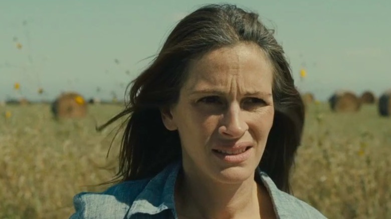 Barbara Fordham stands in a field in "August: Osage County" (2013)