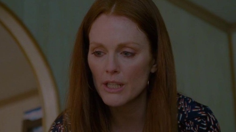 Julianne Moore grimacing