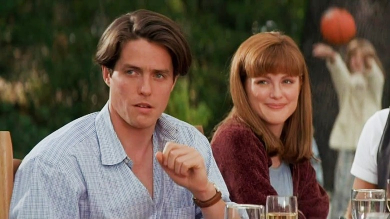 Samuel and Rebecca in a park in "Nine Months" (1995)