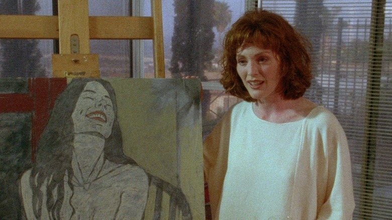 Marian stands next to a painting in 1993's "Short Cuts"