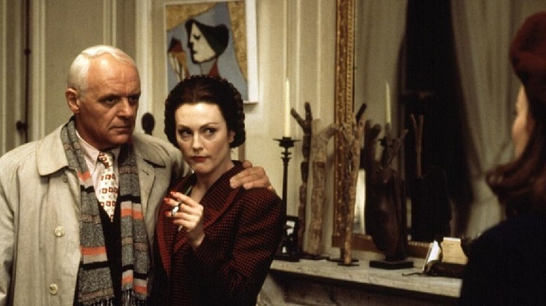 Pablo Picasso and Dora Maar arrive in "Surviving Picasso" (1996)