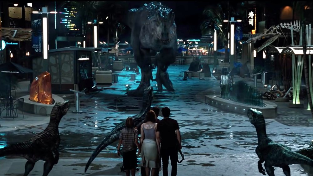 The indominous rex in Jurassic World