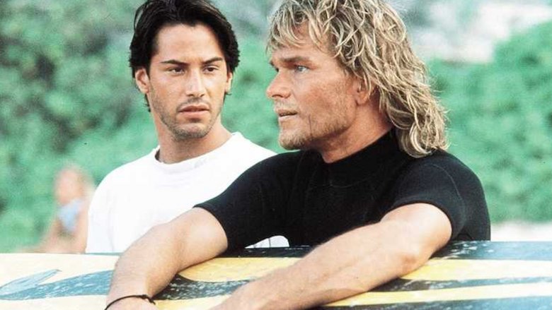 Keanu Reeves and Patrick Swayze in Point Break