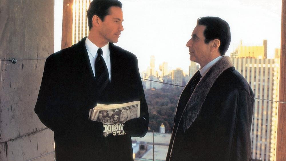 Keanu Reeves and Al Pacino in The Devil's Advocate