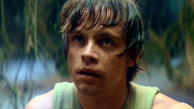 Luke Skywalker looks up