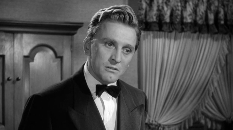 kirk douglas looks down