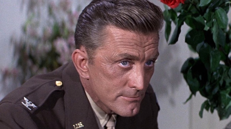 kirk douglas looks up