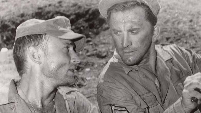 two soldiers in a jeep